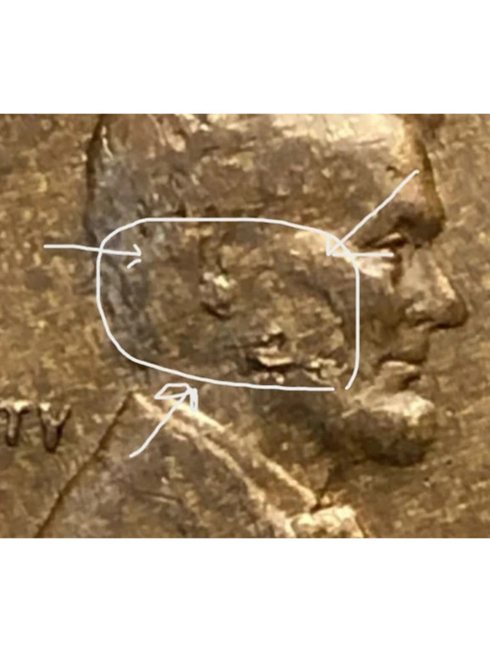 1941 Lincoln Wheat Cent Woody & Lamination Improper Alloy Mix Error Coin *4